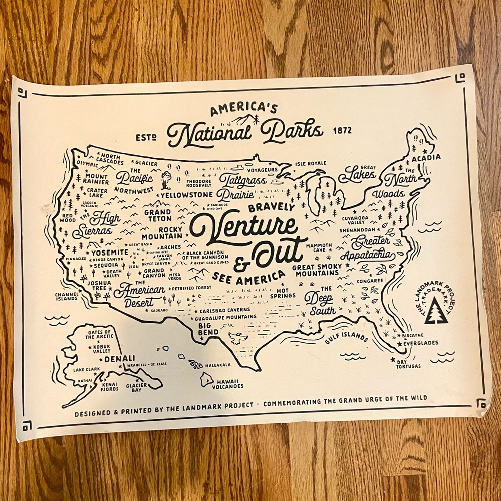NPS Map Poster